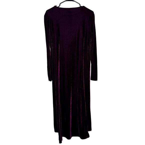 NWT Mango Burgundy Velvet Dress. Size: Large - Picture 5 of 5